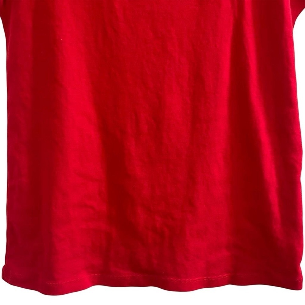 Talbots Women's Red Button Shoulder Blouse‎ Size S Casual Top - Picture 4 of 9